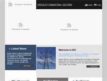 Tablet Screenshot of eic-eg.com
